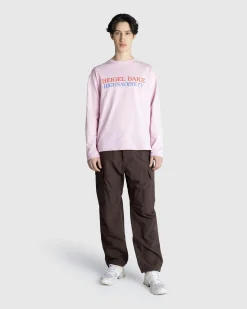 Clearance Beigel Bake Long-Sleeve Logo Tee Pink lightpink