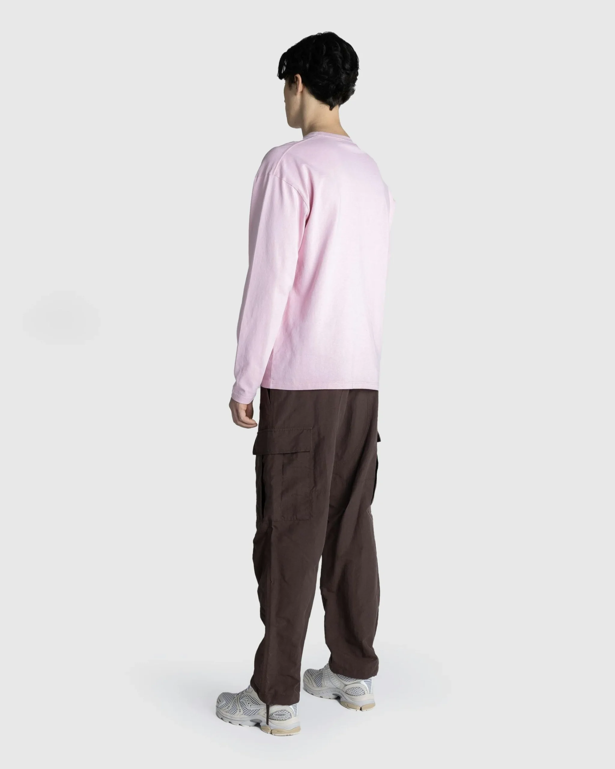 Clearance Beigel Bake Long-Sleeve Logo Tee Pink lightpink