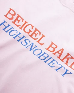 Clearance Beigel Bake Long-Sleeve Logo Tee Pink lightpink