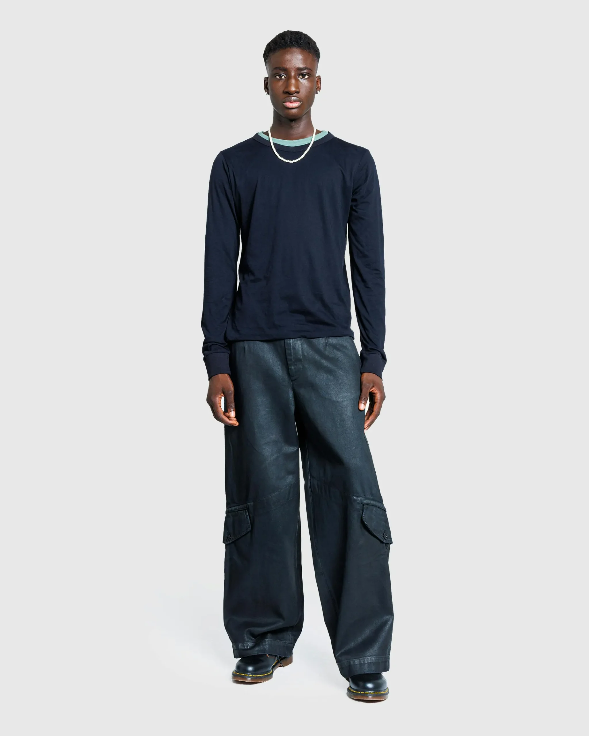 Outlet Dries van Noten Long-Sleeve Tee black