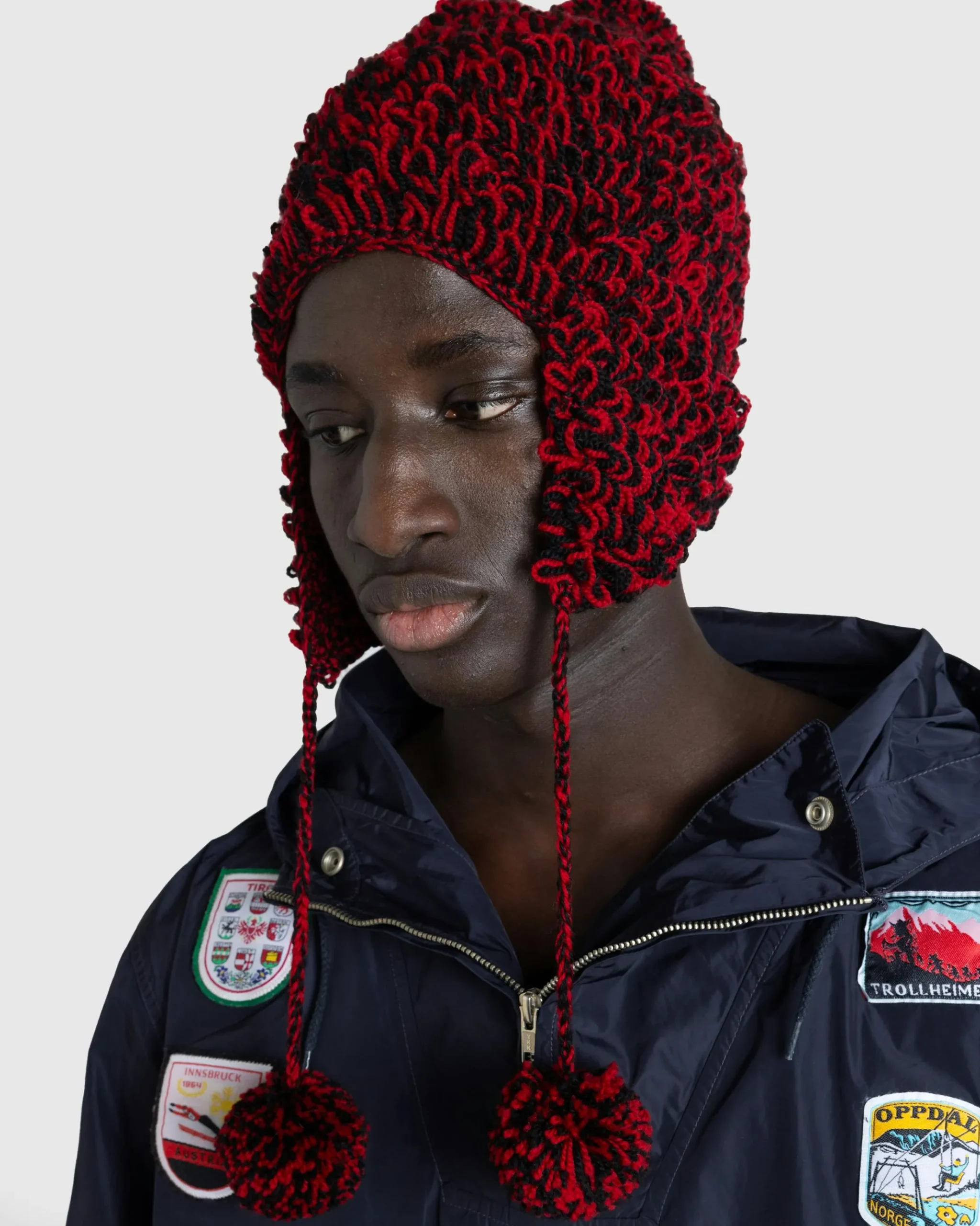 Best Bode Loopy Tassel Hat red