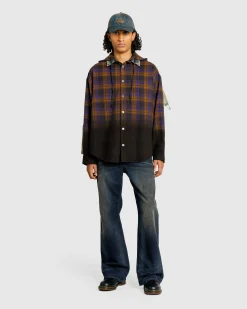 Outlet Acne Studios Loose Fit Jeans 2021M Dark Blue darkblue