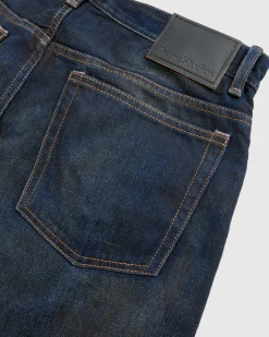 Outlet Acne Studios Loose Fit Jeans 2021M Dark Blue darkblue
