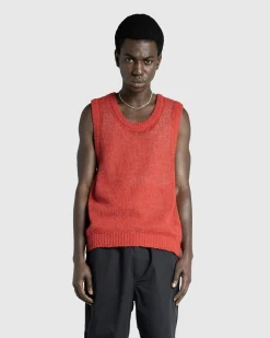 Shop Highsnobiety HS05 Loose Gauge Tank Top Red red(SoldOut)