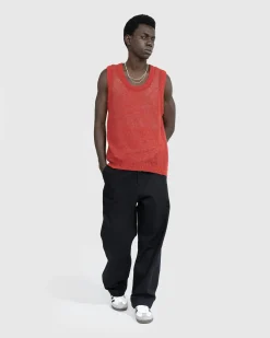 Shop Highsnobiety HS05 Loose Gauge Tank Top Red red(SoldOut)
