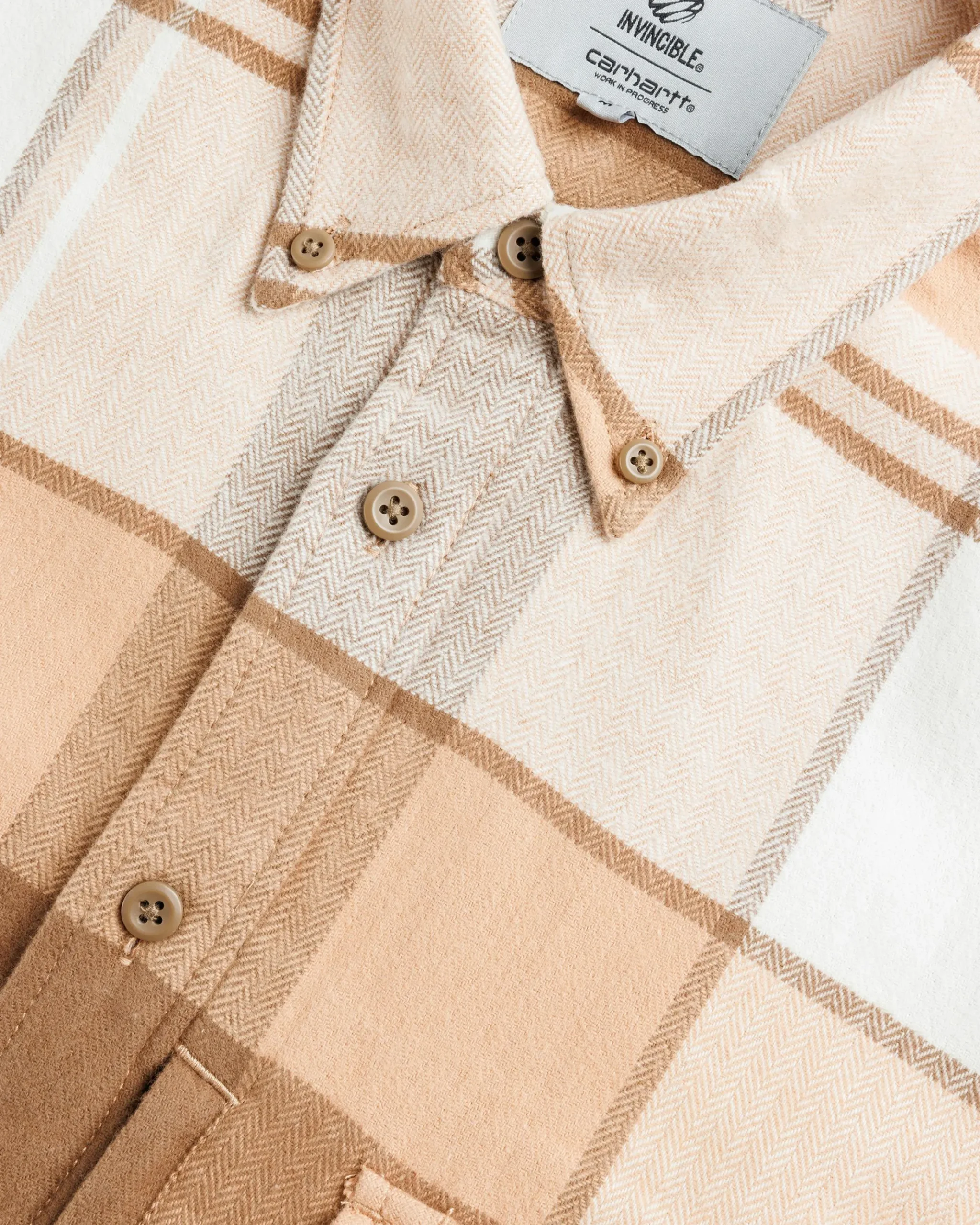 Clearance Carhartt WIP L/S Work Shirt Max cocamocha