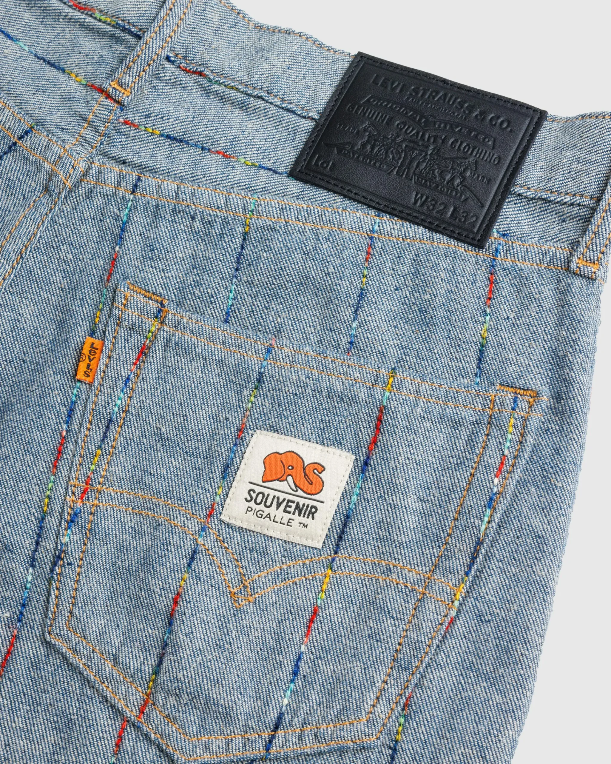 Store Levi's LSE 568 LOOSE STRAIGHT PIGALLE MALLARD BLUE pigallemallardblue