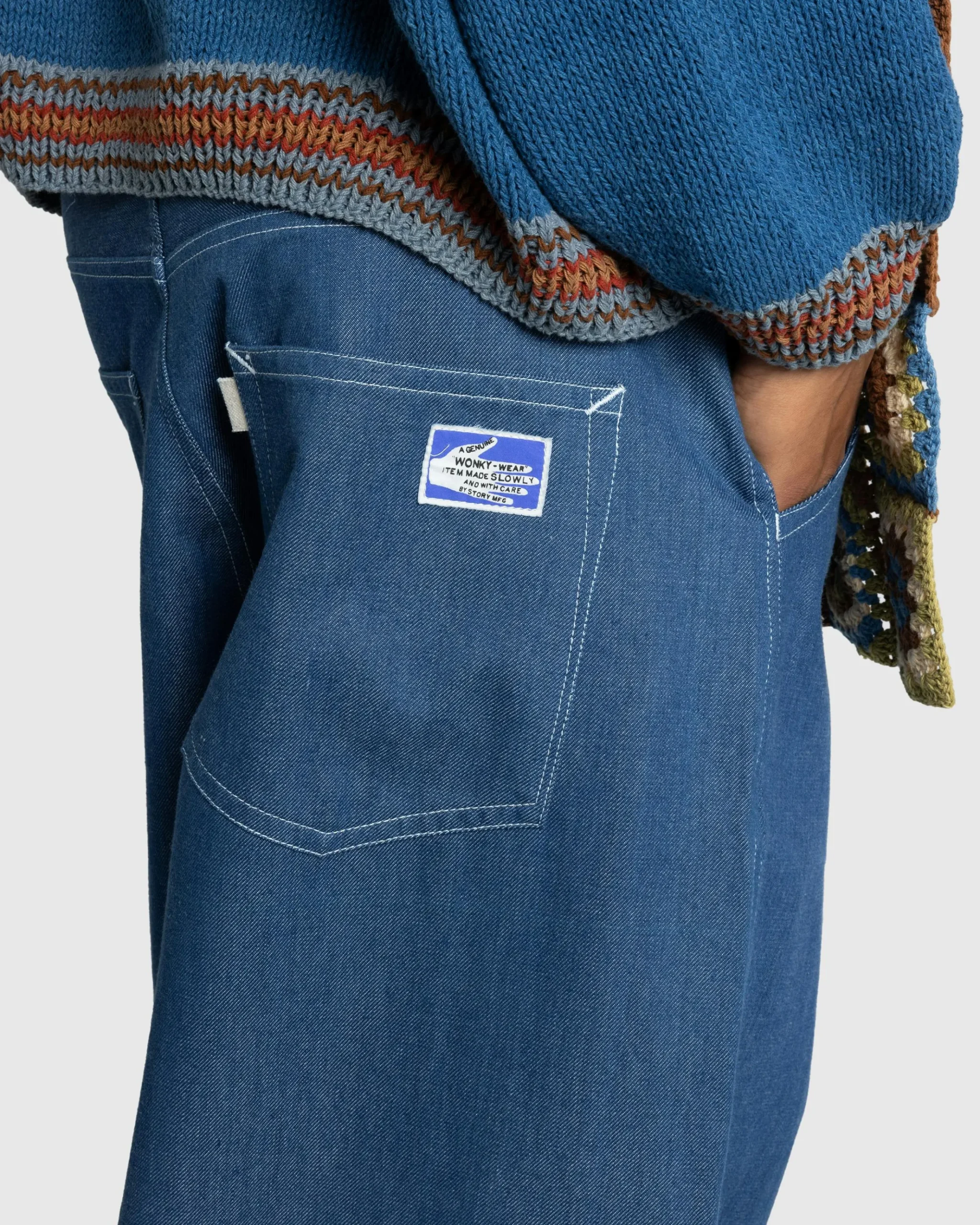 Shop Story mfg. Lush Pants Indigo Denim Wonky-Wear indigodenimwonky-wear