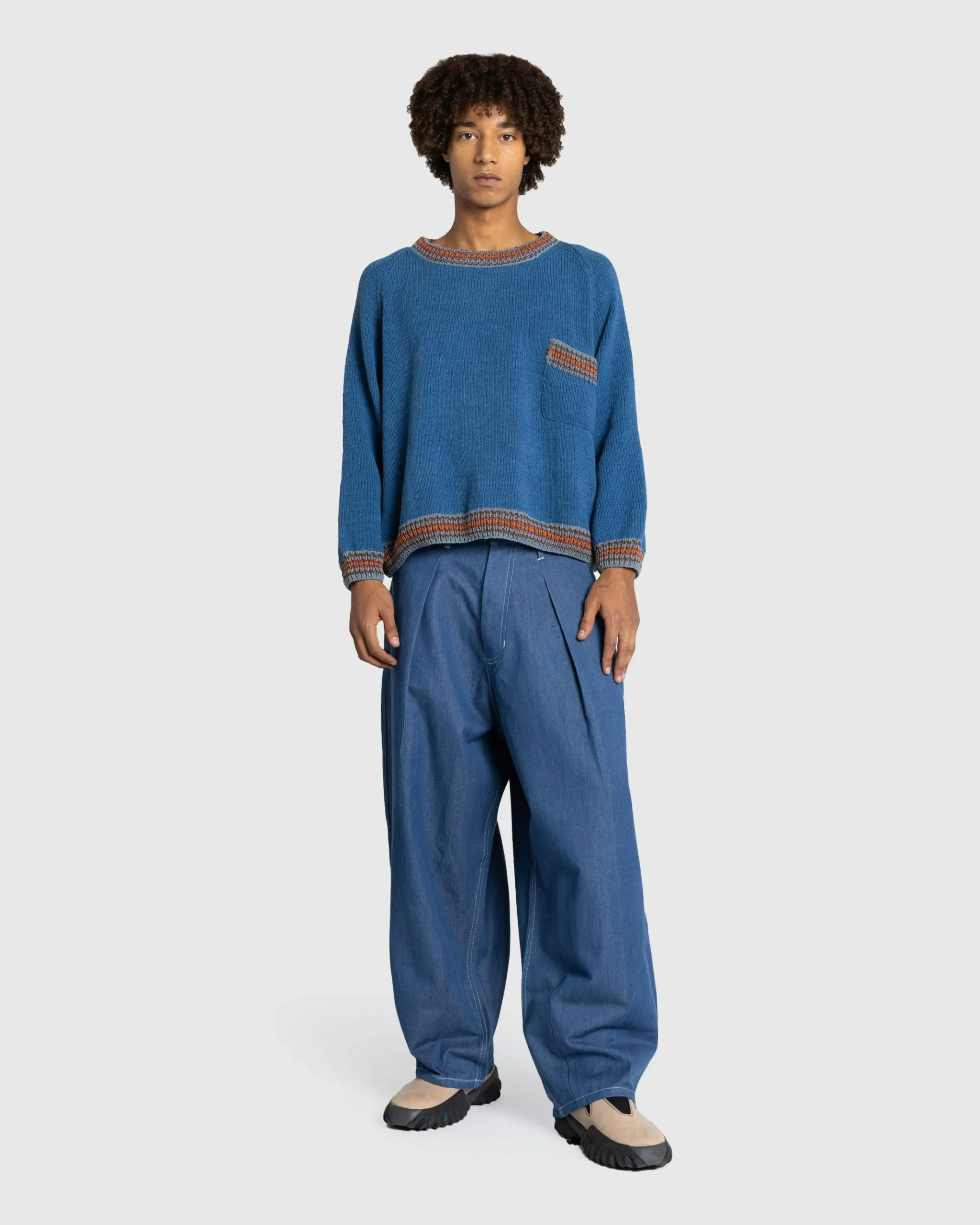 Shop Story mfg. Lush Pants Indigo Denim Wonky-Wear indigodenimwonky-wear