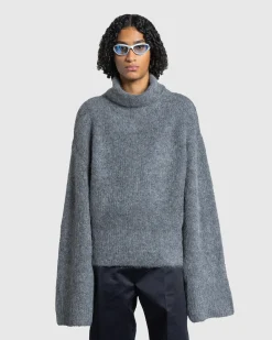 Fashion Entire Studios Lute Knit Sweater smoke