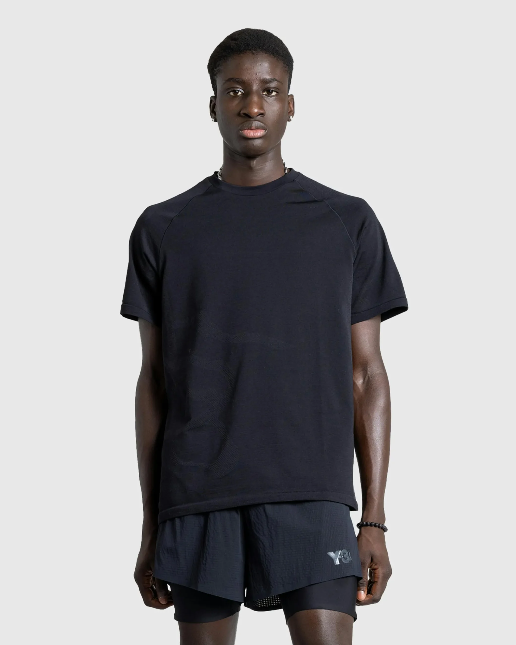 Sale Y-3 M Running S/S Tee black