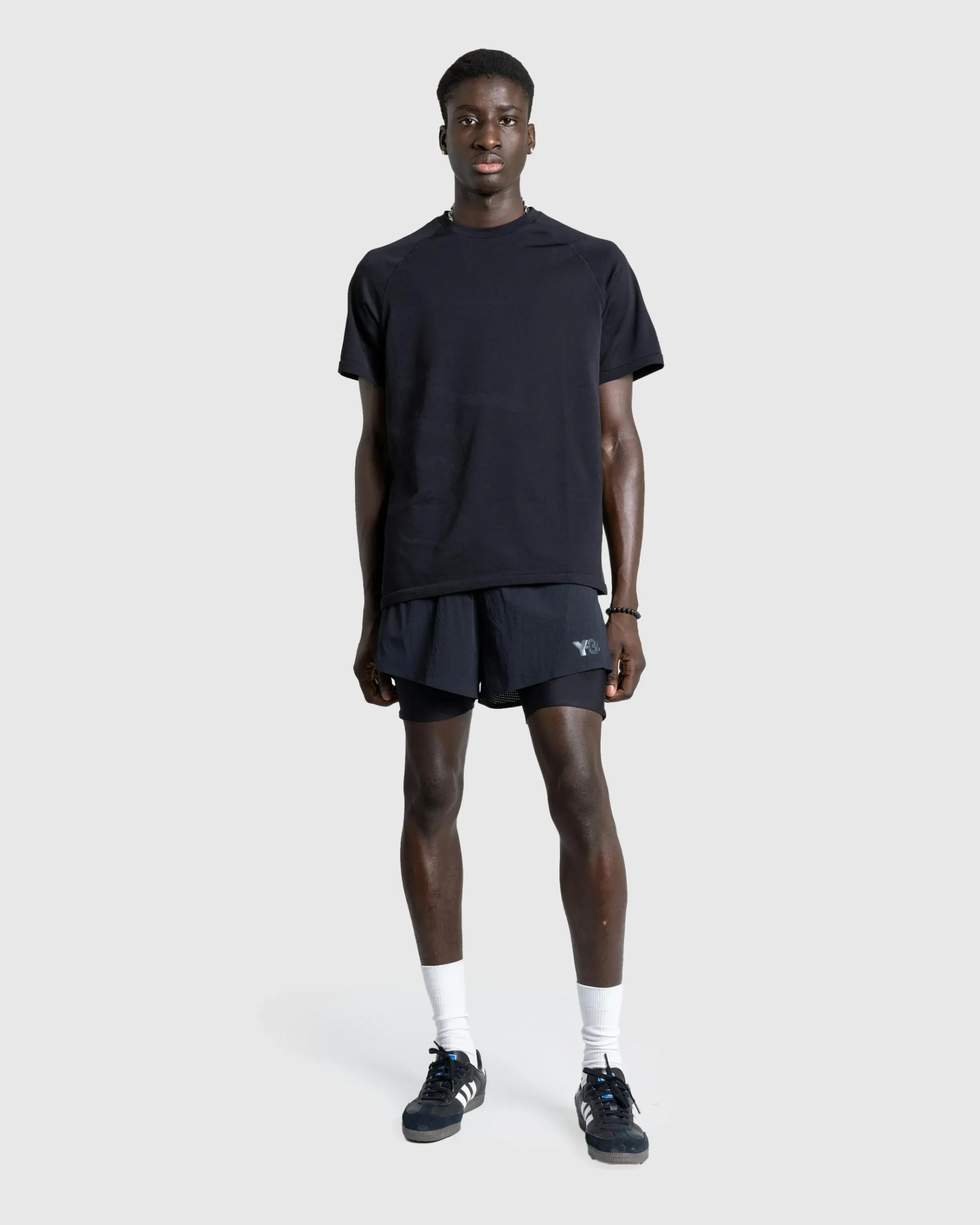 Sale Y-3 M Running S/S Tee black