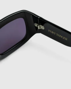 Outlet Port Tanger Mauretania Black Acetate/Rif Blue Lens blackacetaterifbluelens