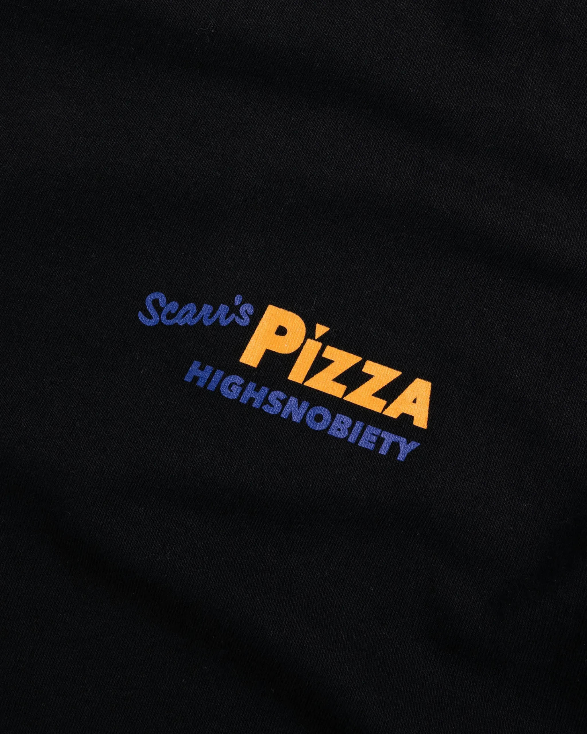 Discount Scarr's Pizza Merch T-Shirt Black unavailable