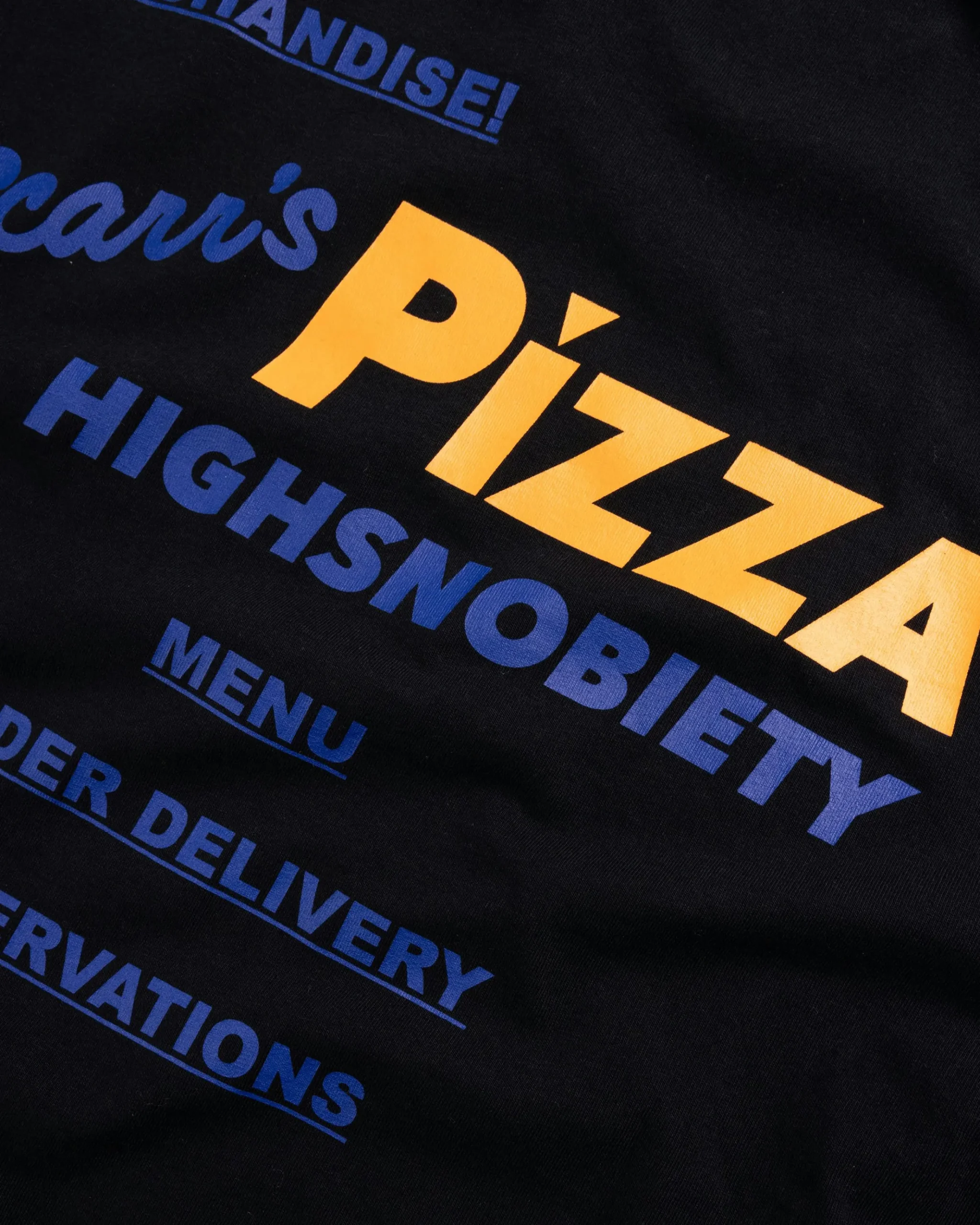 Discount Scarr's Pizza Merch T-Shirt Black unavailable