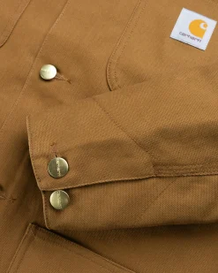 Outlet Carhartt WIP Michigan Coat Hamilton Brown/Tobacco/Rigid