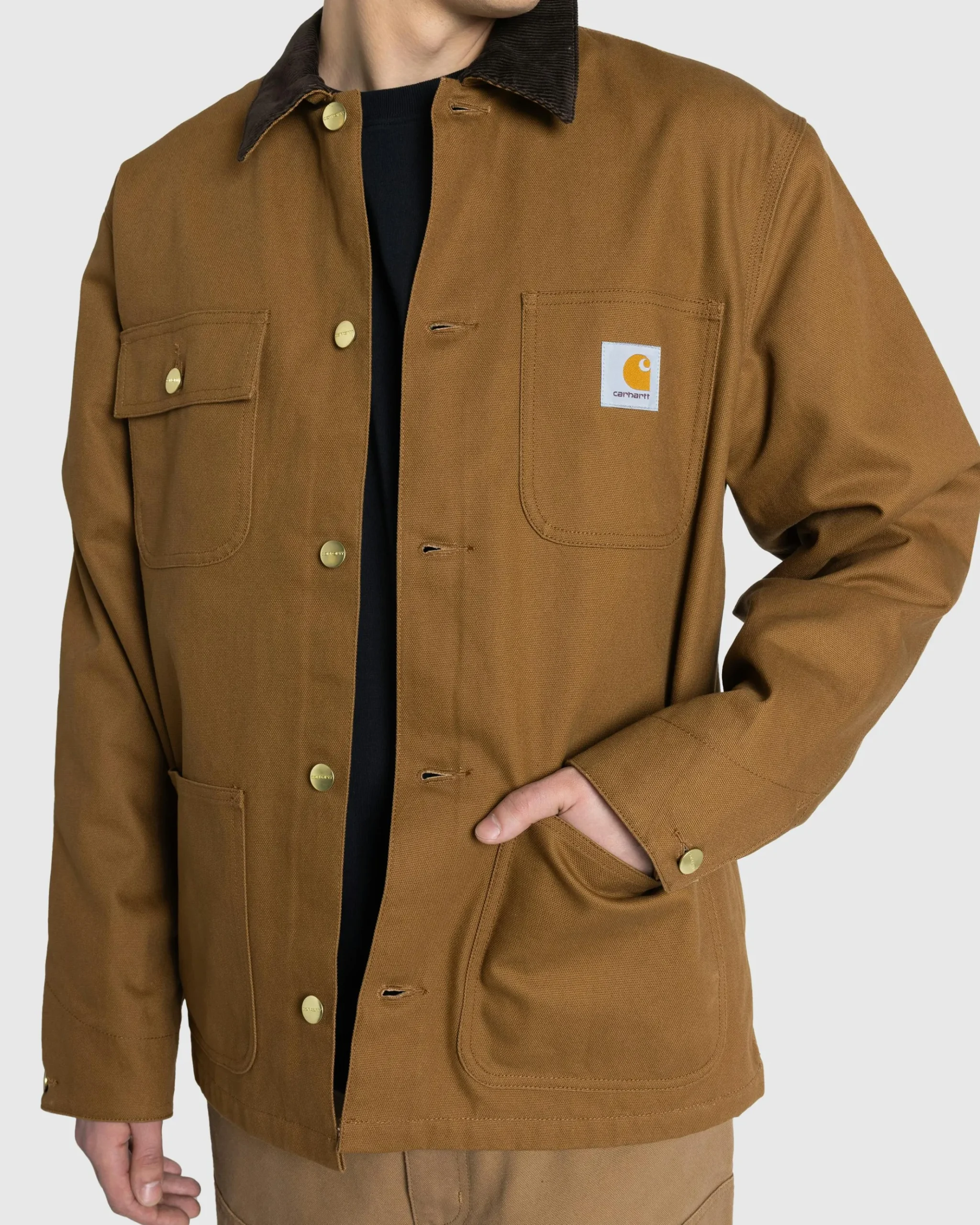 Outlet Carhartt WIP Michigan Coat Hamilton Brown/Tobacco/Rigid