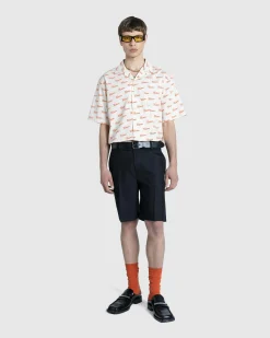 Sale Highsnobiety Milano Shirt /Red white