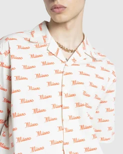 Sale Highsnobiety Milano Shirt /Red white