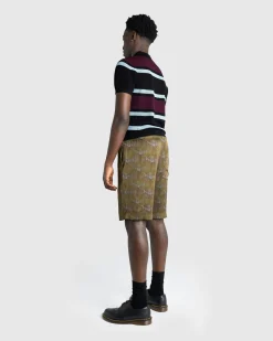 Store Dries van Noten Mindo Knit Polo /Stripes black