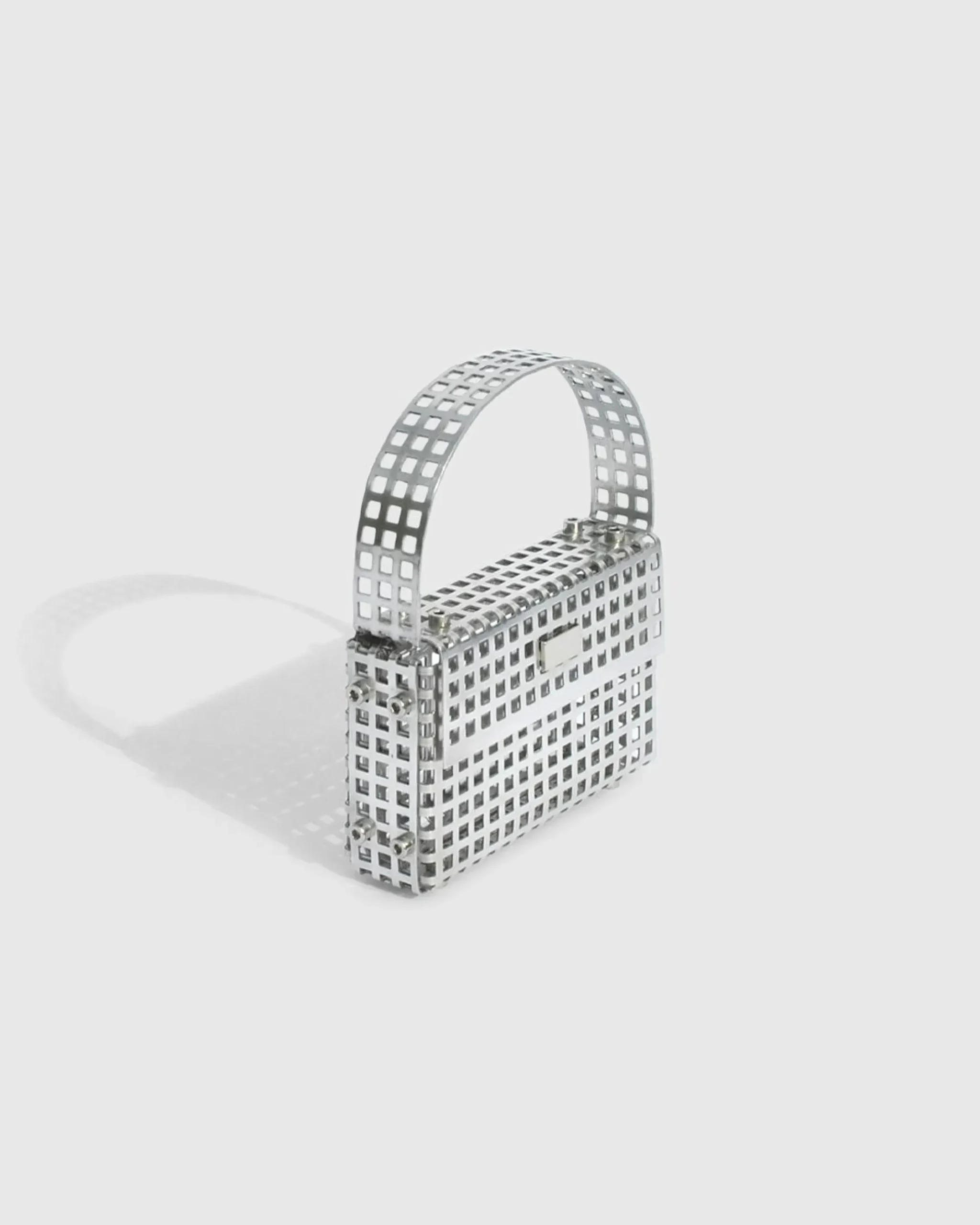 Hot Hans TM Mini Metal Bag silver