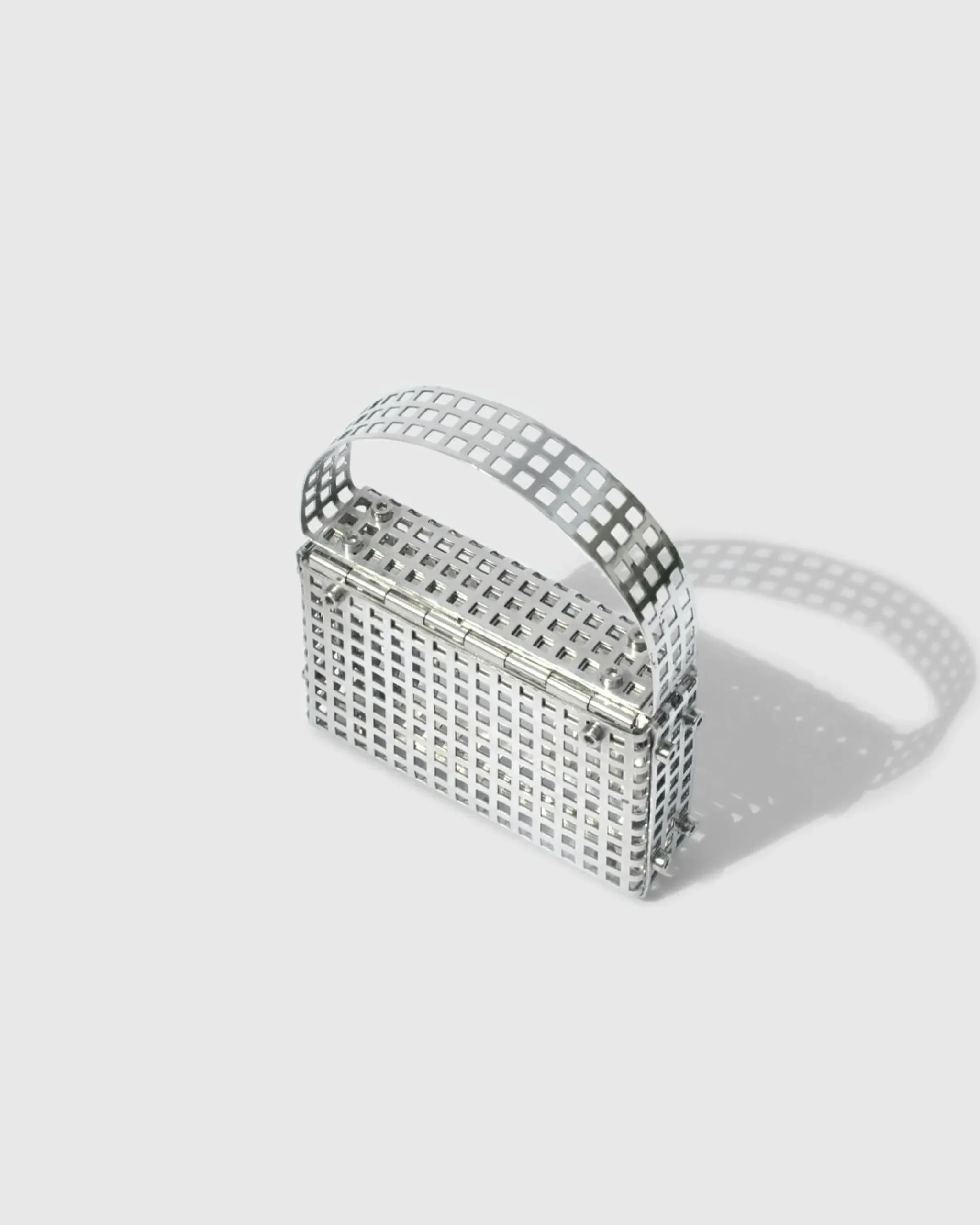 Hot Hans TM Mini Metal Bag silver