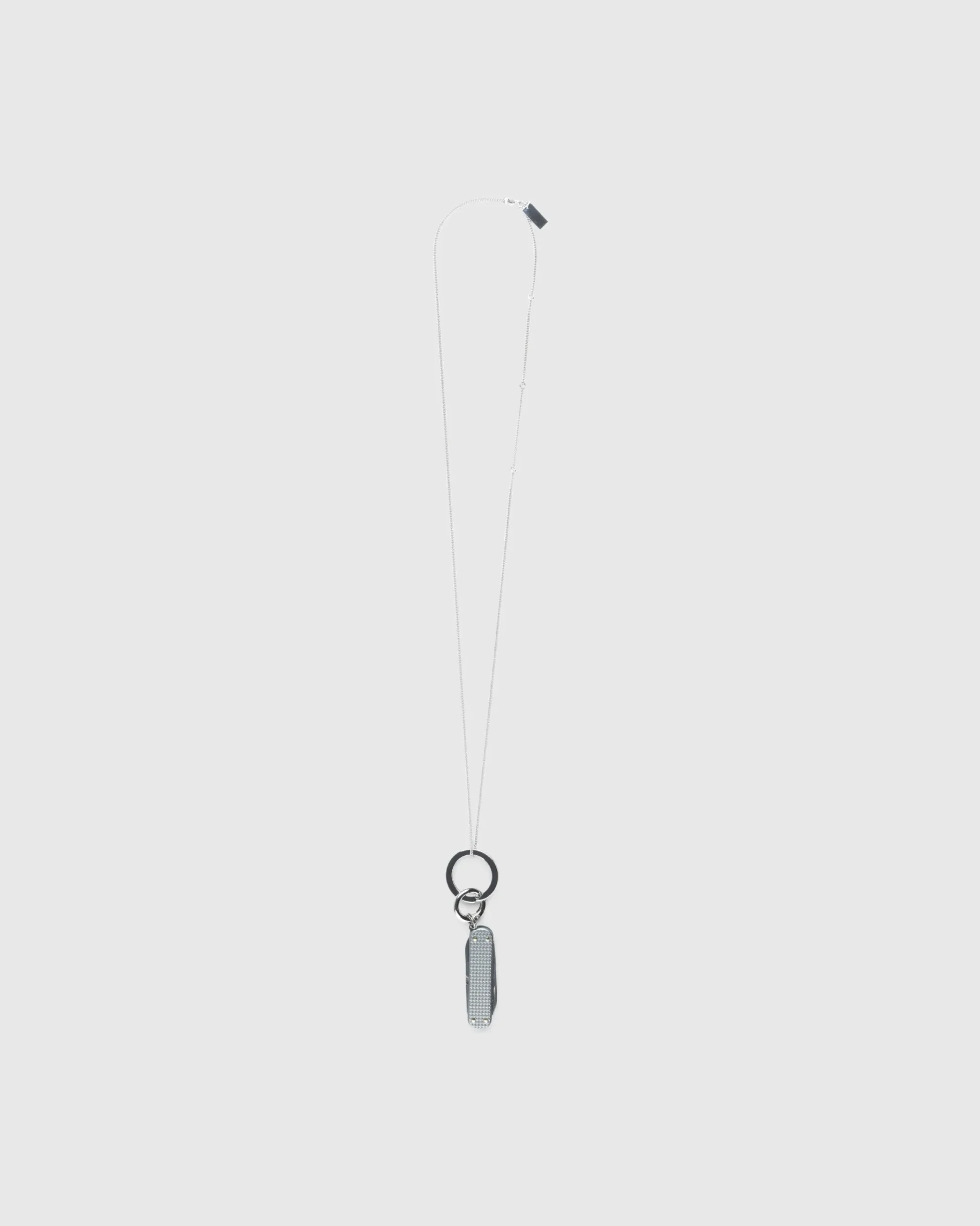 Store Lemaire Mini Swiss Knife Necklace silver