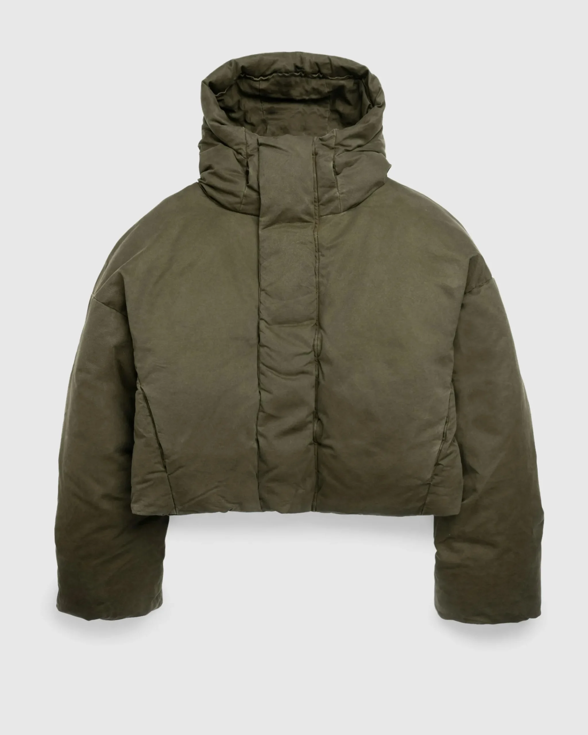 New Entire Studios MML Hooded Puffer Cotton hunter