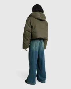 New Entire Studios MML Hooded Puffer Cotton hunter