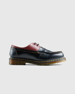 Discount MM6 Maison Margiela Moccasin Oxblood Red/Black oxbloodred/black
