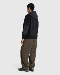 Clearance And Wander Mohair Wool Knit Hoodie black