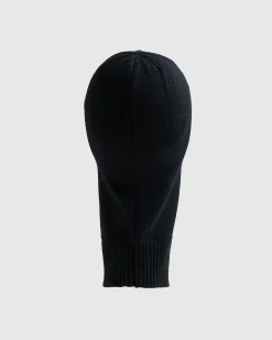 Best Sale Marine Serre Moon Logo Knit Balaclava black