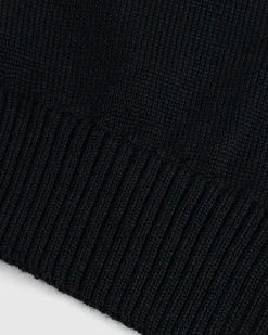 Best Sale Marine Serre Moon Logo Knit Balaclava black
