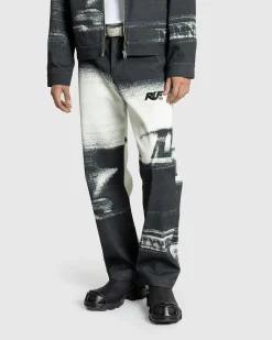 Store RUF Motion Blur Pants Black/White printed
