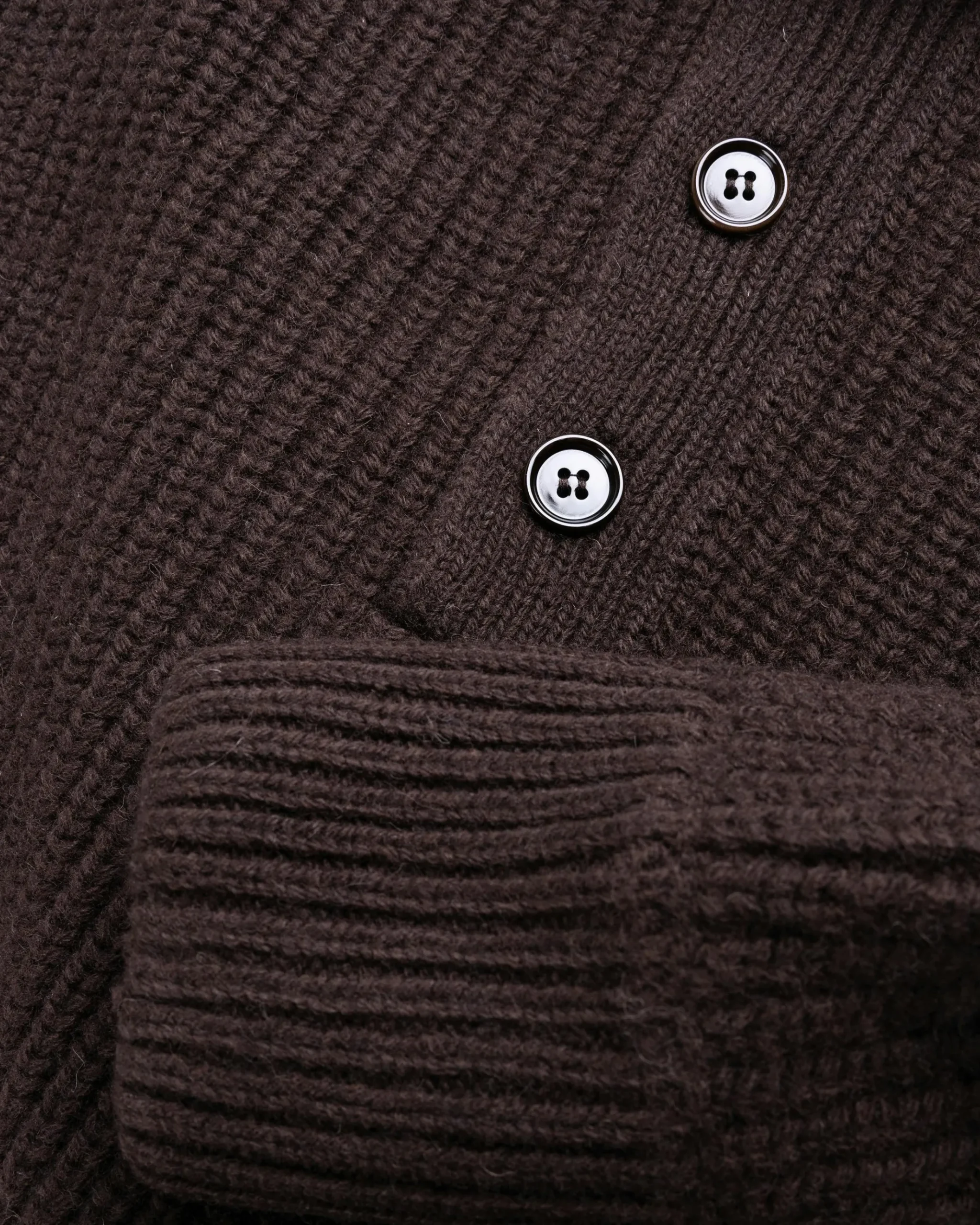Shop Dries van Noten Mudra Polo Sweater Dark Brown darkbrown