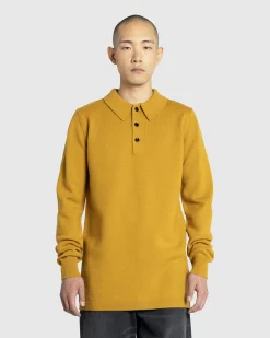 Outlet Dries van Noten Muriel Polo ocra