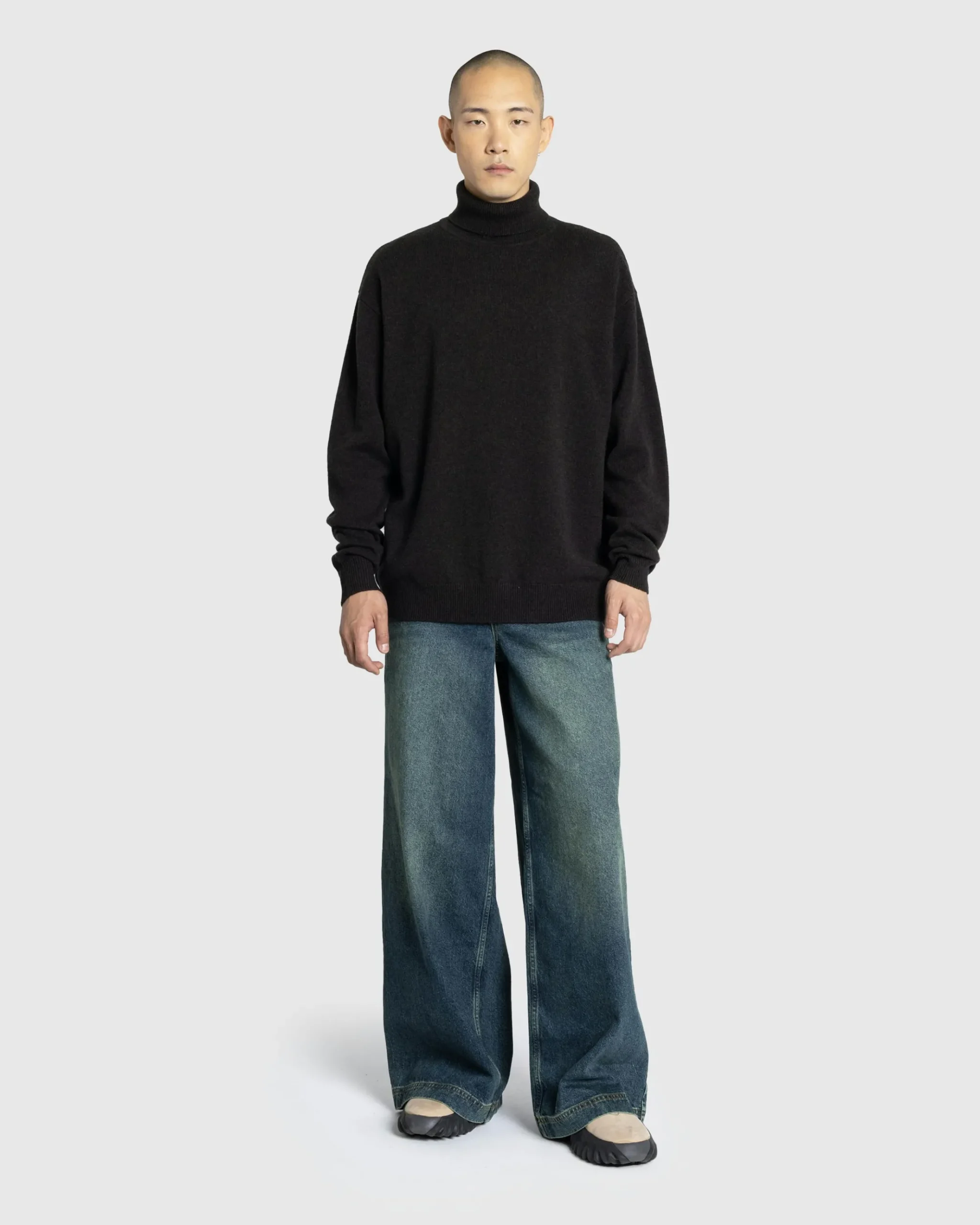 Discount Dries van Noten Muzo Turtleneck Sweater Dark Brown darkbrown