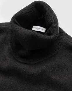 Discount Dries van Noten Muzo Turtleneck Sweater Dark Brown darkbrown