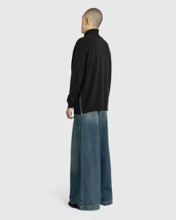 Discount Dries van Noten Muzo Turtleneck Sweater Dark Brown darkbrown