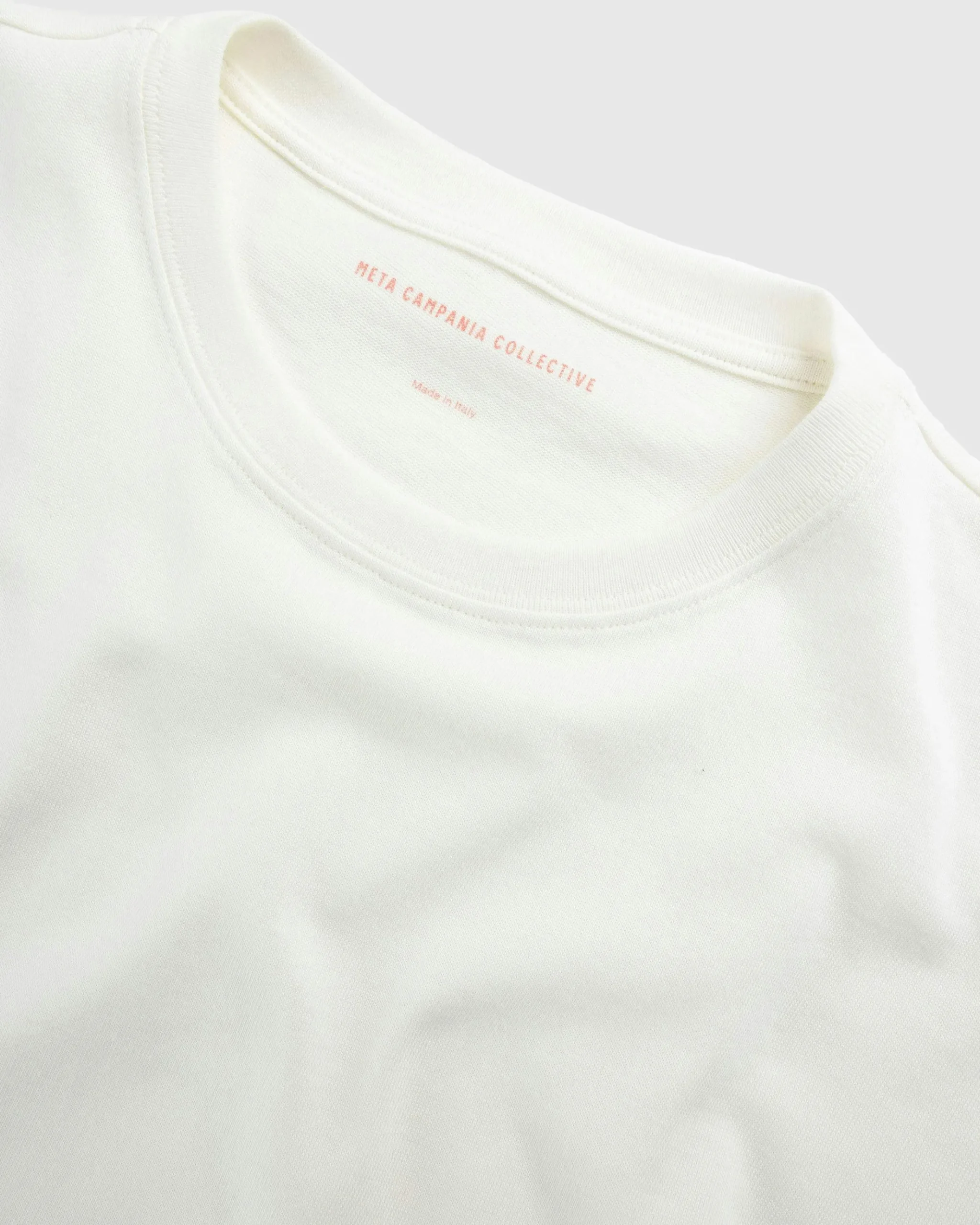 New Meta Campania Collective Nat Tank Jersey Cotton Surfer T-Shirt white