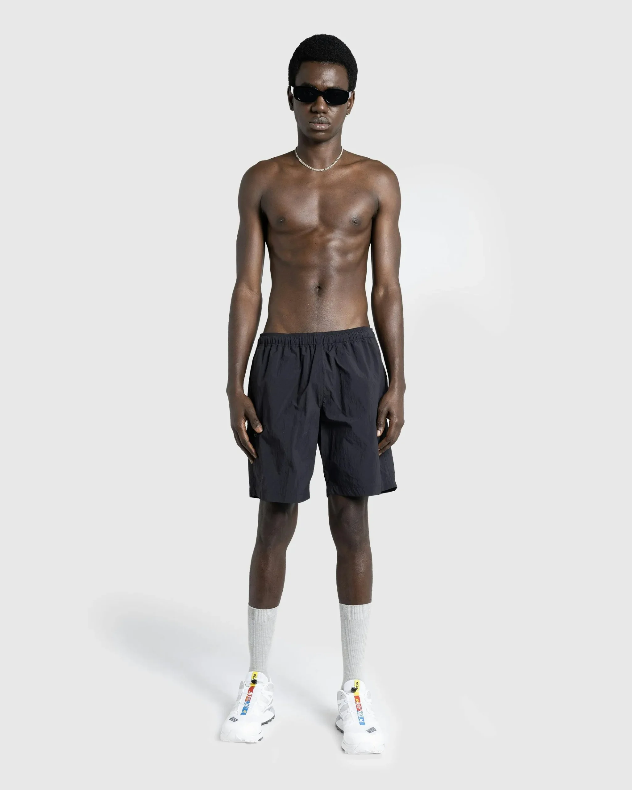 Best Highsnobiety HS05 Natural Dyed Nylon Shorts black