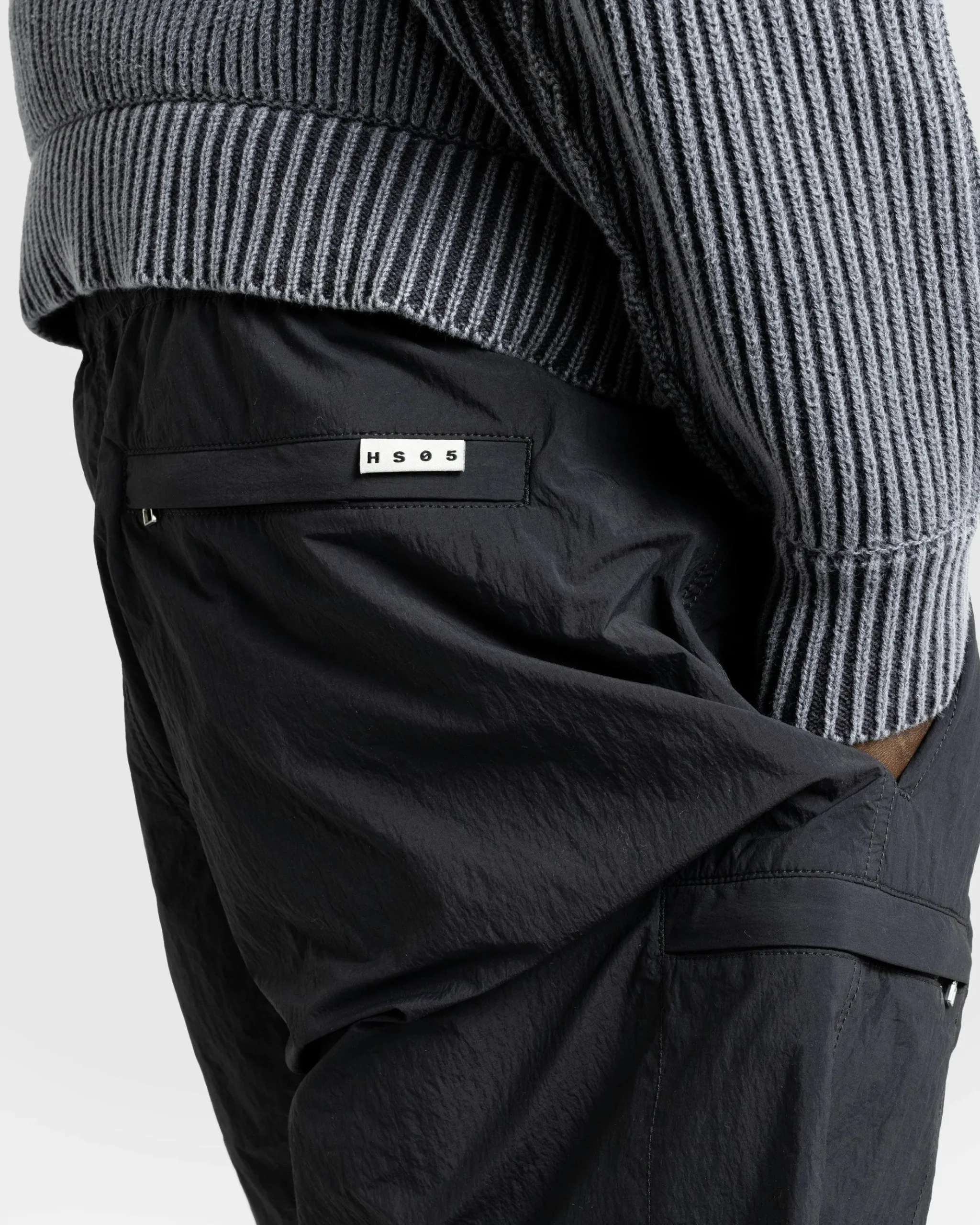 Best Highsnobiety HS05 Natural Dyed Nylon Shorts black