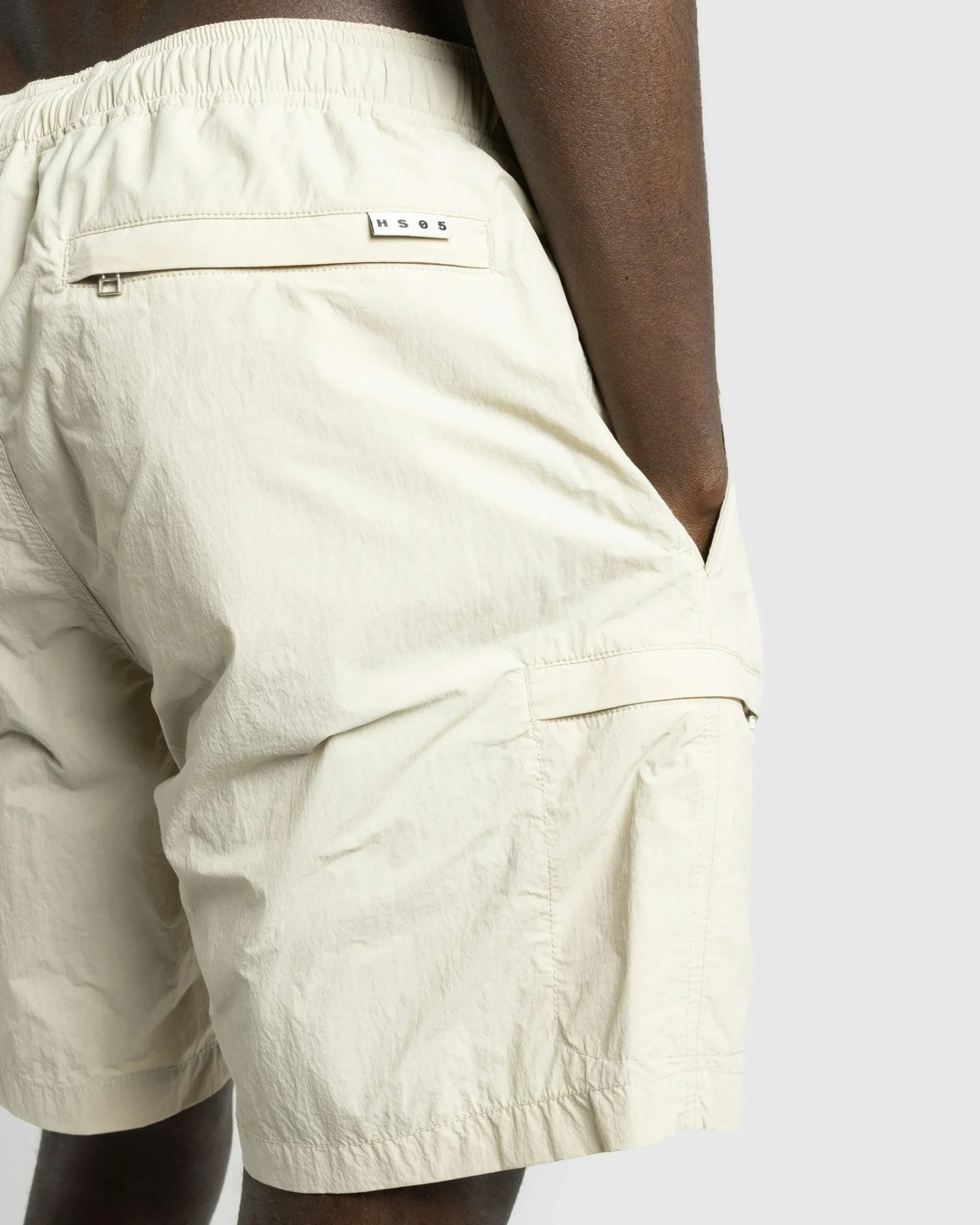 Sale Highsnobiety HS05 Natural Dyed Nylon Shorts beige