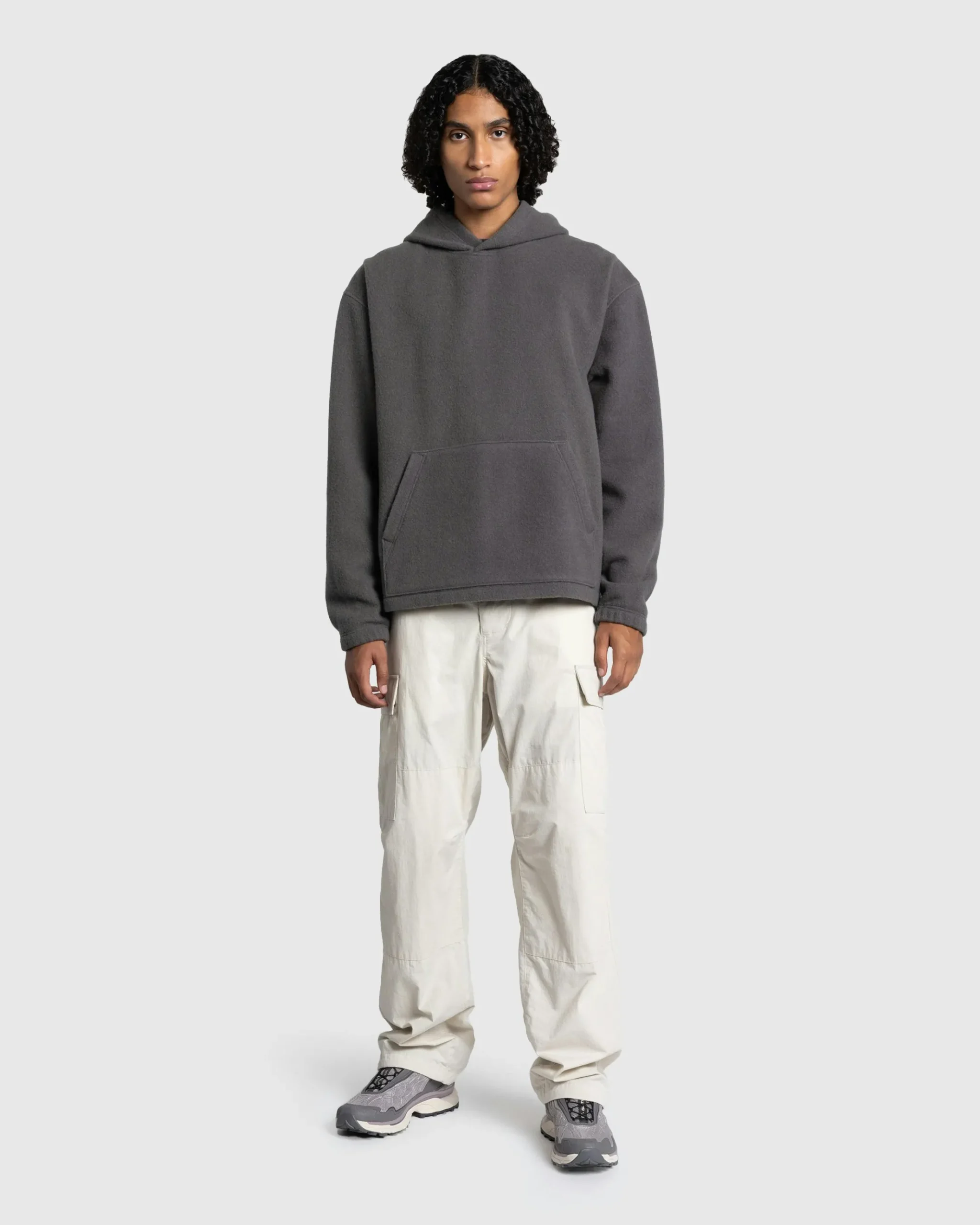 Best Sale Rier Natural Fleece Hoodie Castlerock grey