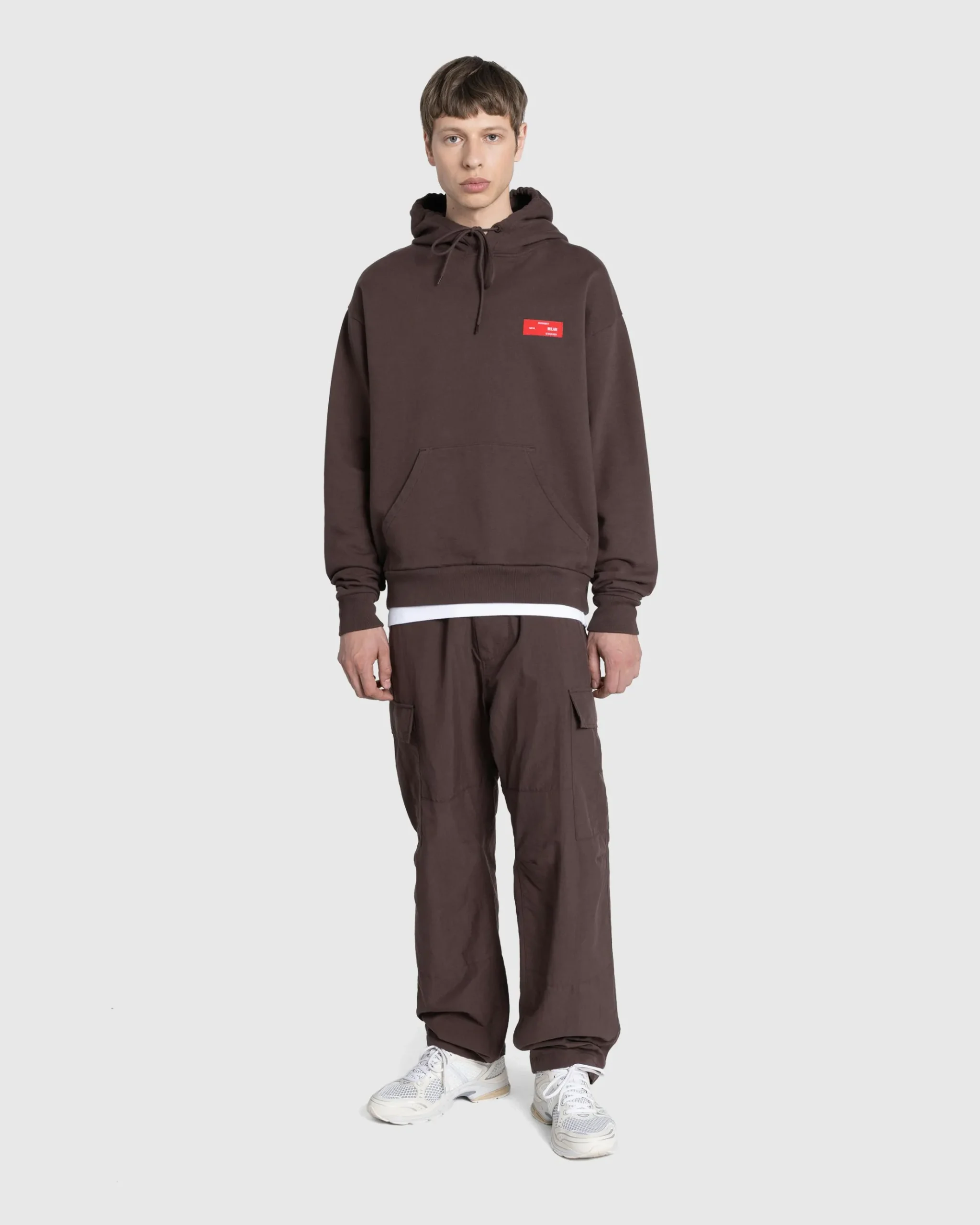 Cheap Highsnobiety Not in Milan Hoodie brown