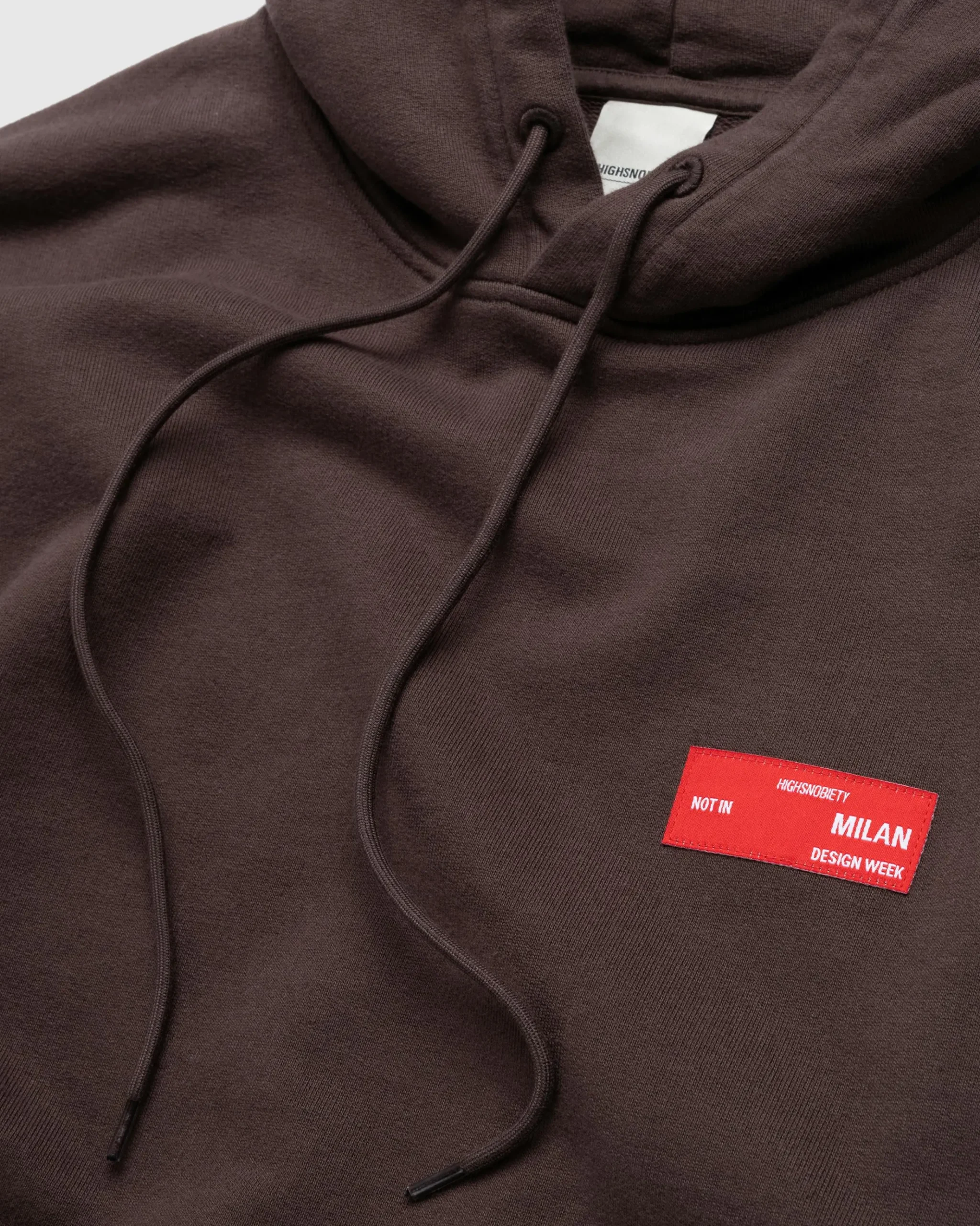 Cheap Highsnobiety Not in Milan Hoodie brown