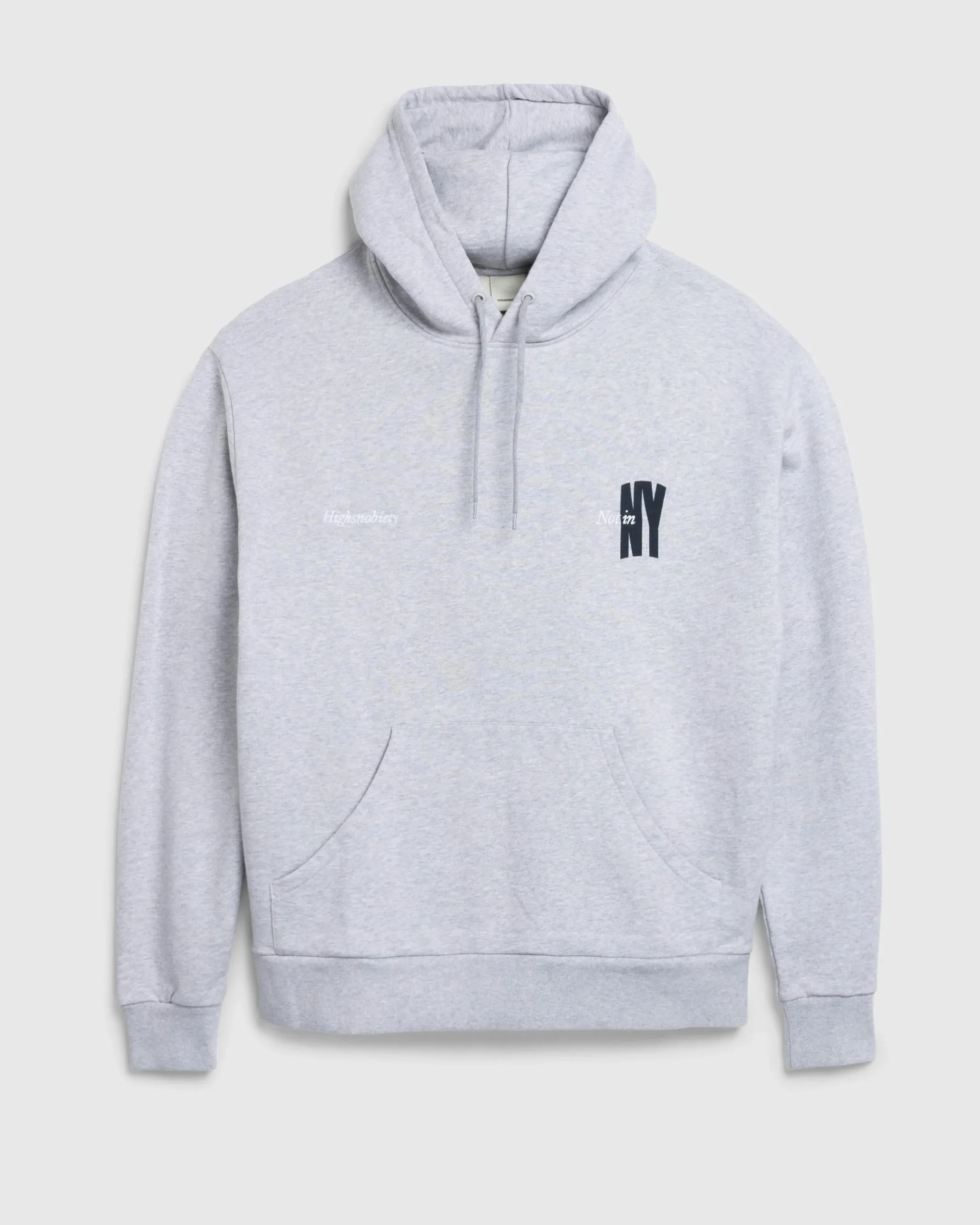 Cheap Highsnobiety Not In New York Hoodie Grey melangegrey