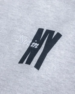 Cheap Highsnobiety Not In New York Hoodie Grey melangegrey