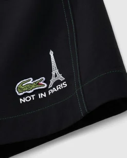 Outlet Lacoste Not In Paris Tennis Shorts Black green