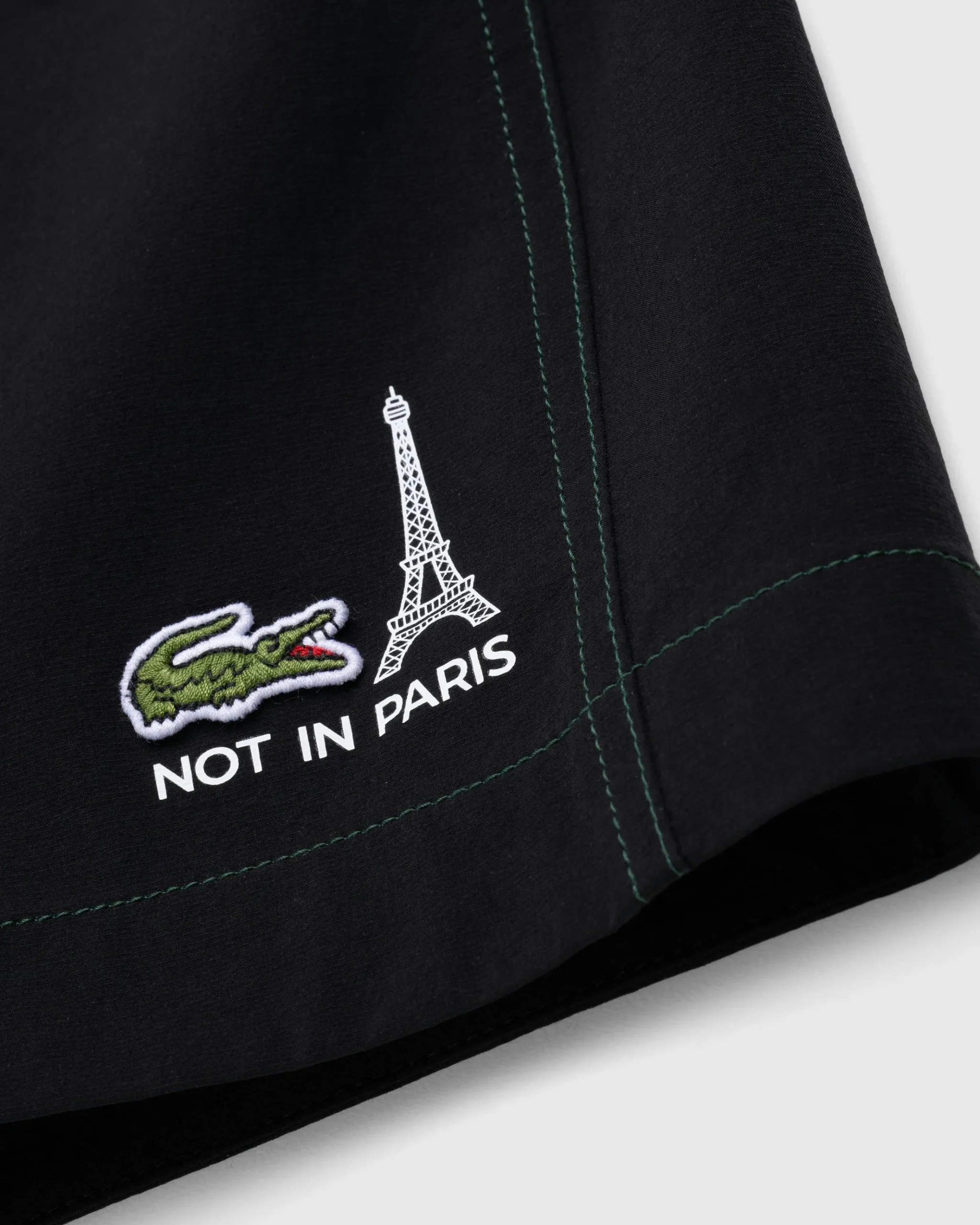 Outlet Lacoste Not In Paris Tennis Shorts Black green